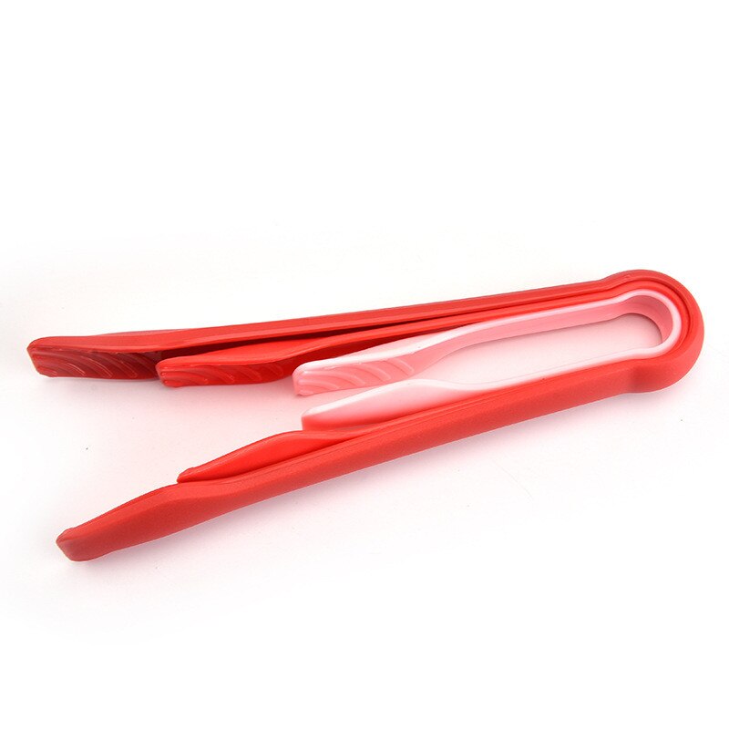 3PCS Plastic Voedsel Clip Met Non Slip Handvat Draagbare Huishoudelijke Groente Fruit Clip Voor Keuken: R