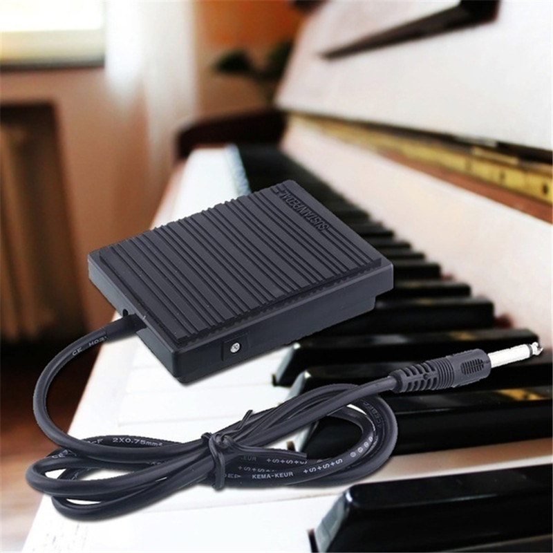 Interruptor Universal para Piano Musical, Pedal de apoyo para teclados electrónicos, accesorios, 1 unidad