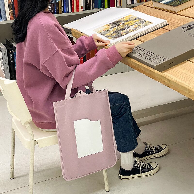 Moda teczki duża pojemność torba na laptopa dokument podróży Ipad Notebook organizator etui Tablet przechowywania ochrony torebka