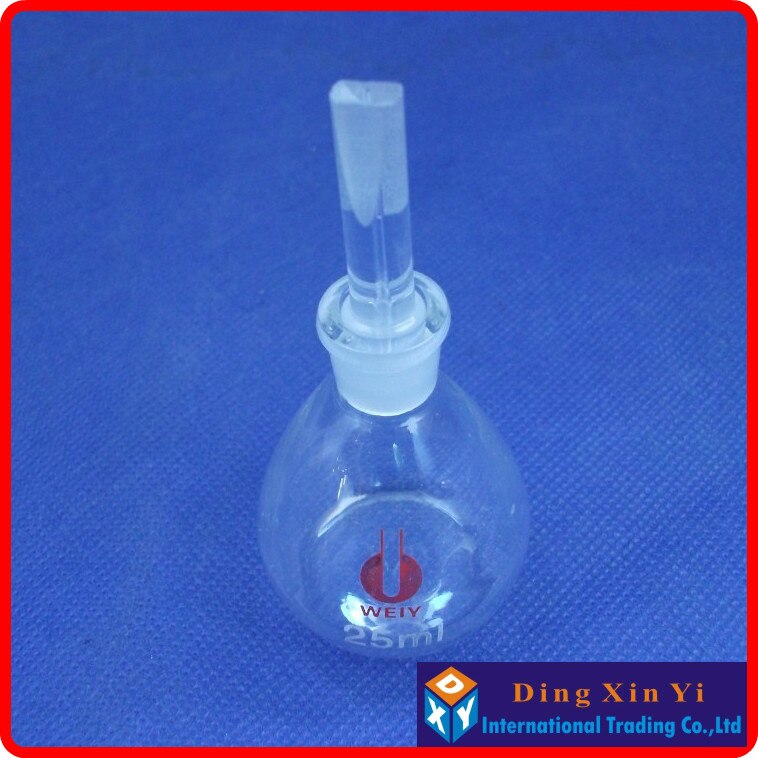 Pycnomètre gay-lussac, bouteille de gravité spécifique, pictomètre, 25ml (10 pièces/lot)