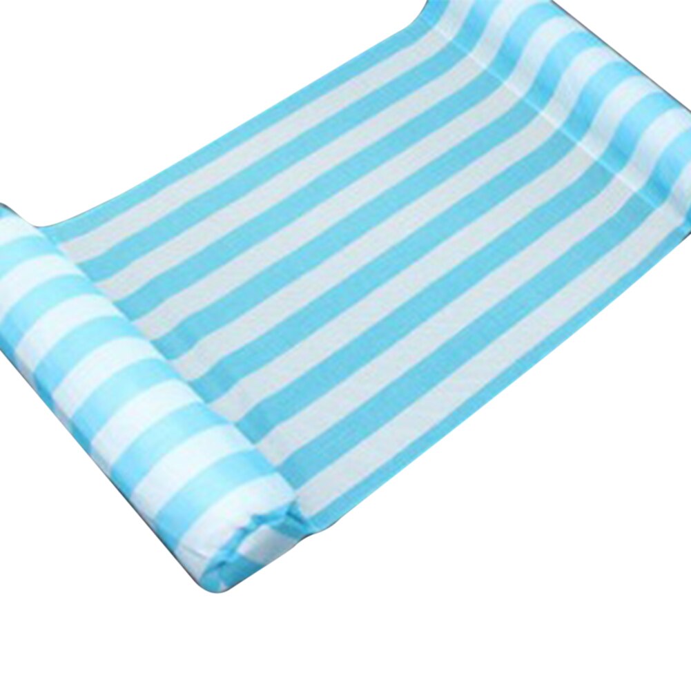 Zwembad drijvende hangmat multifunctionele opblaasbare hangmat ligstoel water hangmat lounge sal 99: Lichtblauw