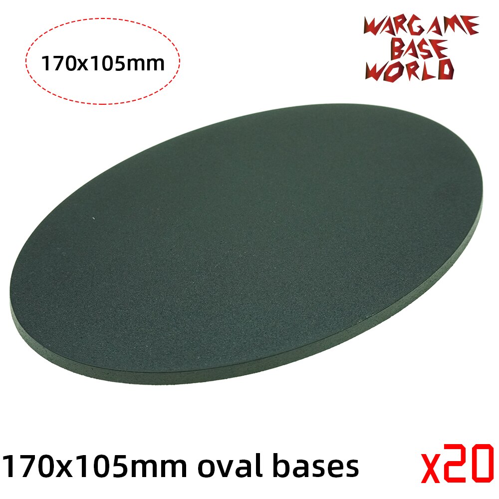 Spielen basen von 1 stücke von 170x105mm Oval basen: 20stck