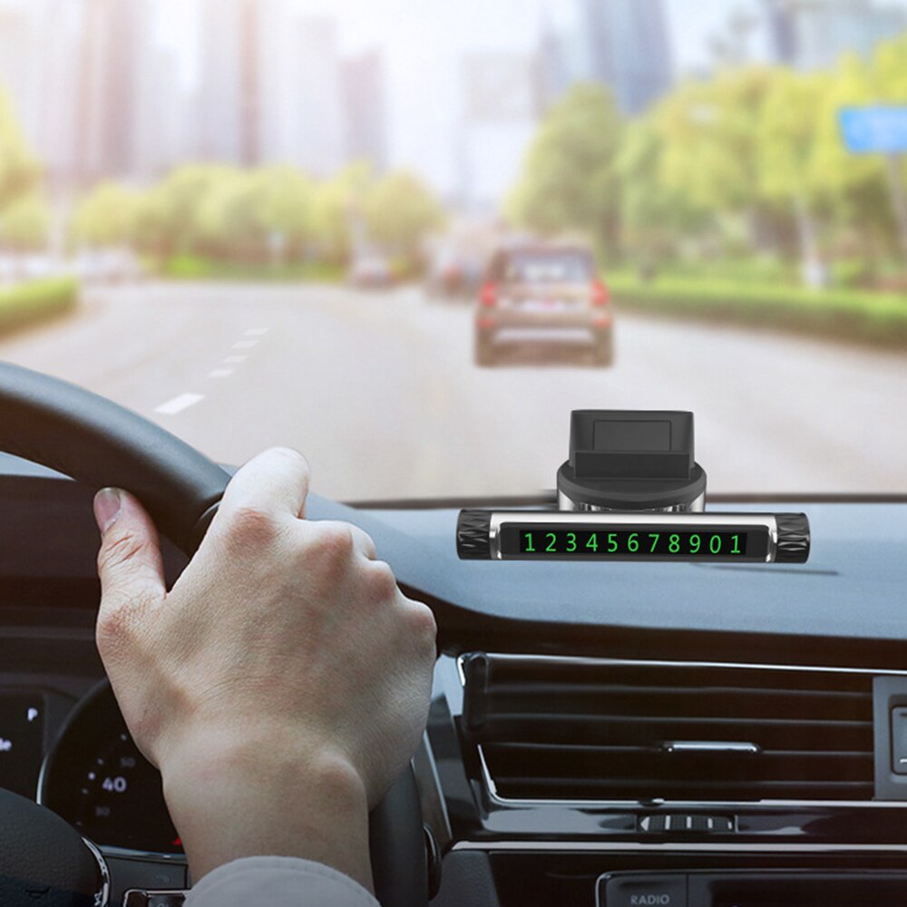 Soporte para estacionamiento temporal de coche, tarjeta de teléfono, soporte de teléfono, aromaterapia, parada de estacionamiento, accesorios para automóviles, estilismo para automóviles