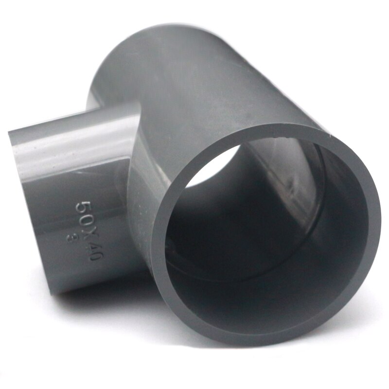 NuoNuoWell 1 PC PVC Reducing Tee Connector Plumbing Pipe Fittings Garden Water Pipe Adapter Inner Dia.20-63mm