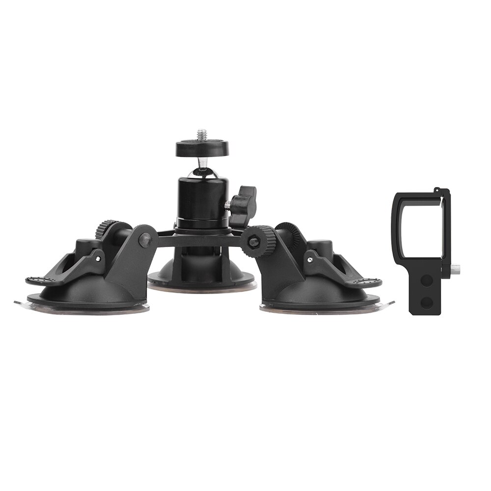 Sugekop bilholder til dji osmo pocket 2 tilbehør stabilisator køretøjs vinduesholder med udvidelsesmodul 1/4 tommer interface