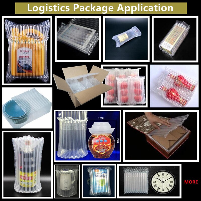 50MX20CM Inflatable Air Buffer PE Packaging Bump Filling Air Column Protect Bubble Bag Anti-Pressure Shock Express Mail Pocket