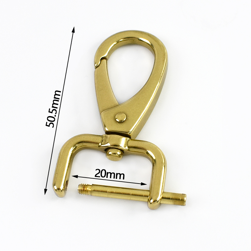 1-5 Stuks Massief Messing Karabijnhaak Clips Meetee 15-40 Mm Afneembare Swivel Kreeft Gesp Karabijnhaak voor tassen Halsband Hanger Sluiting: 3 # / Antiek koper