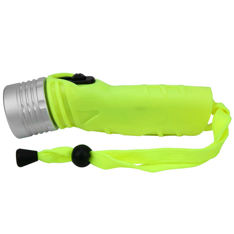 4 x aa duikzaklamp van aluminiumlegering, waterdicht, krachtig licht voor onderwaterverkenning, duikuitrusting