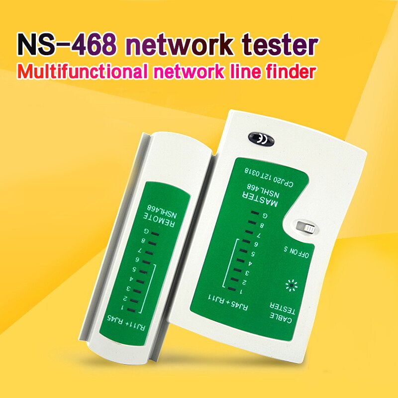 1pcs Network Cable Tester RJ45 RJ11 RJ12 CAT5 UTP LAN Cable Tester Networking Tools