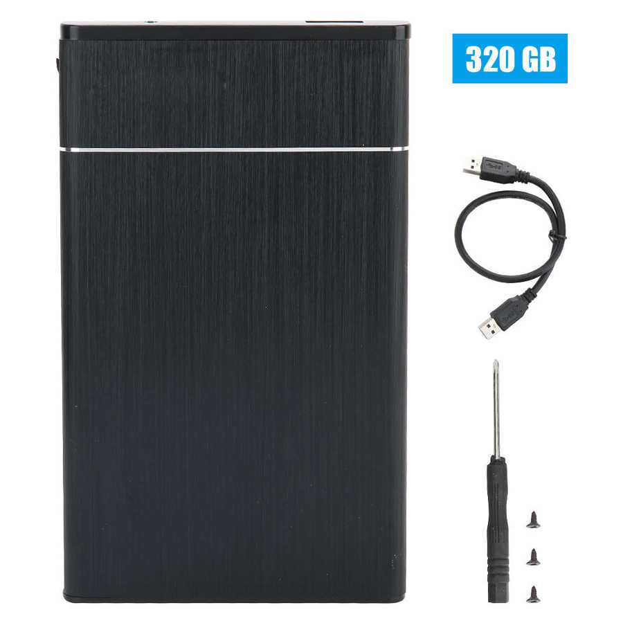 2 5 Inch Portable Hard Drive USB3 0 High ​​Mobile Hard Drive Mobile Hard Drive Compatible with Win7/8/10/Vista/XP: 320GB