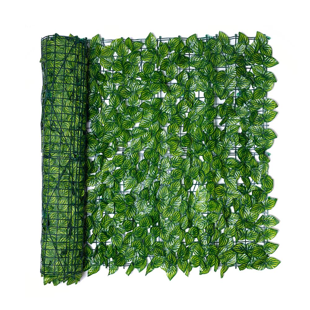 Kunstig bladplante screening simulering mospaneler anti-uv væghegn hjem haven baggrund dekor indretning tilbehør: B
