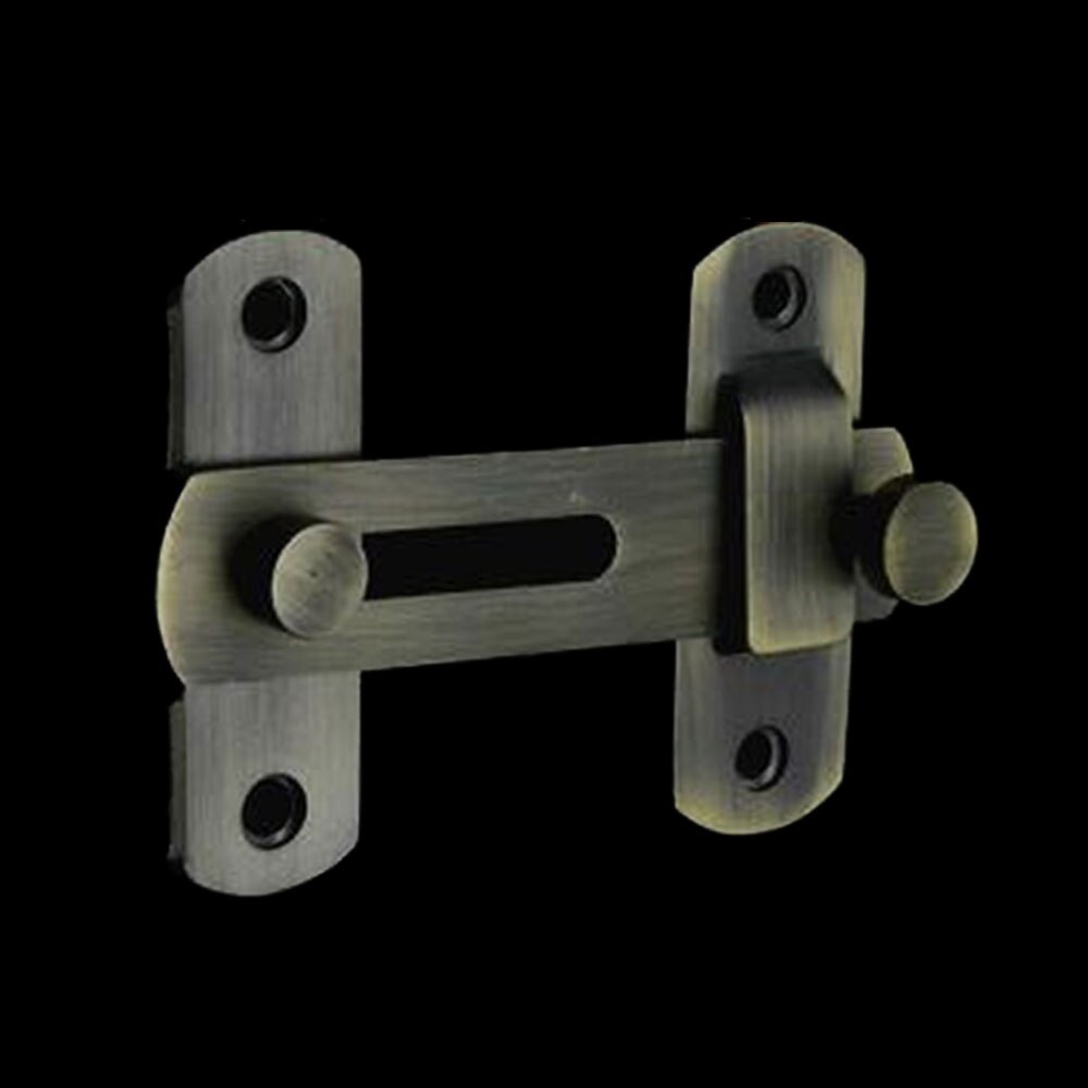 Sliding Window Door Lock Stainless Steel Hasp Latch Lock Home Safety Chain Door Guard Latch Home Hardware: Black & White