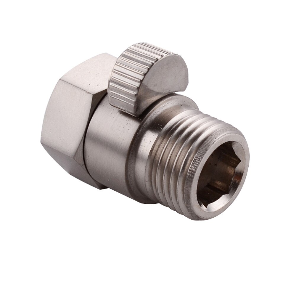 Bathroom Shower G1/2 Inch Brass Junction Water Flow Control Valve Straight-through Shut-off Angle Valve Hand shower quick switch