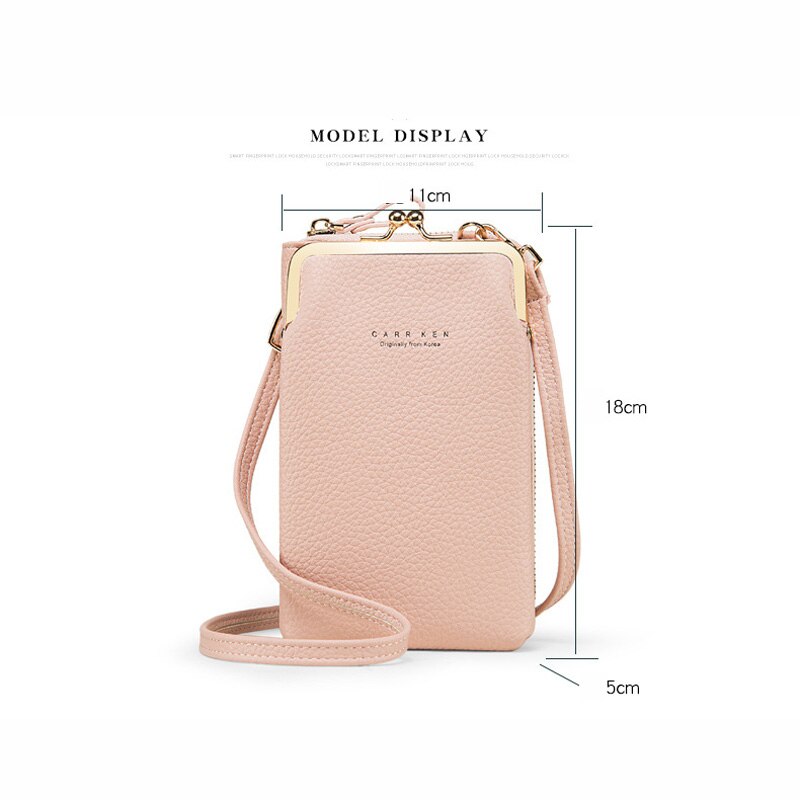 YOJESSY Yellow Women Bag Cell Phone Pocket Pu Leather Ladies Crossbody Bags Purse Female Messenger Bag