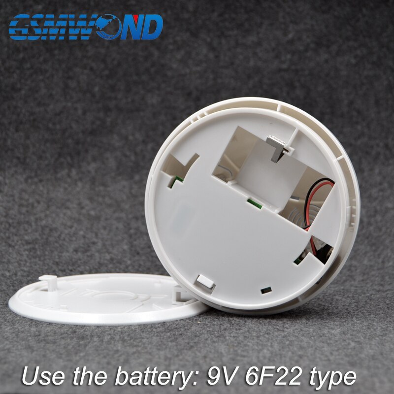 433MHz Wireless Smoke Detector, Built-in transmit antenna, Support G90B / KR-G18 / KR-8518G GSM Alarm System, ,