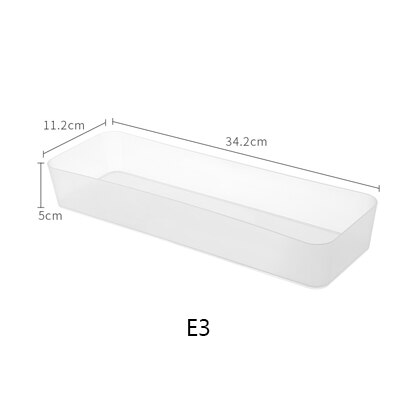 SUNEE Plastic Make Organizer Make Storage Box Cosmetische Lade Organizer Jewerly Container Nagellak Organizer: E3