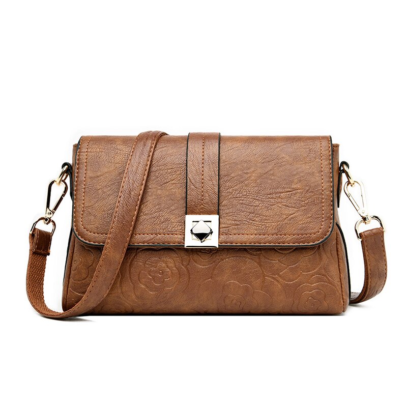 Dame skuldertasker luksus crossbody tasker til kvinder sac a main læder håndtaske blød pu læder messenger tasker: Gul