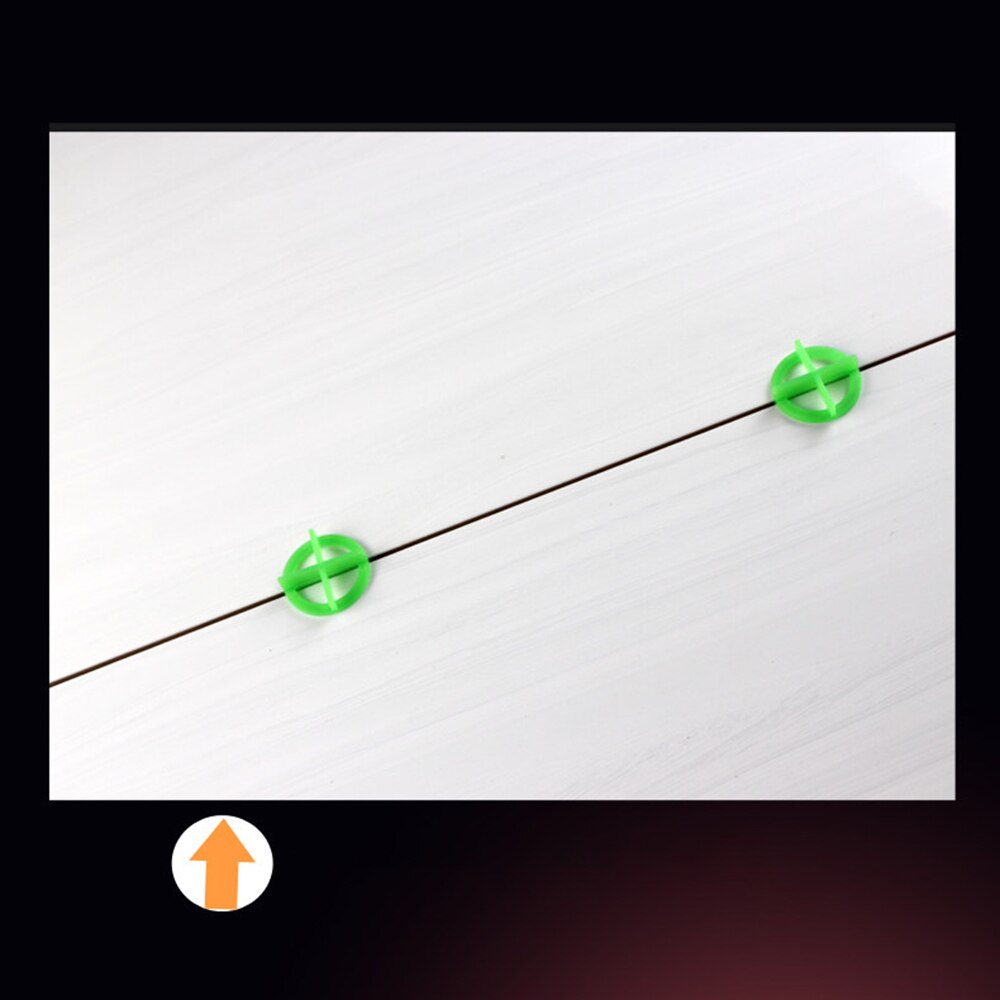 Removable Tile Leveling System Slit Locator Floor Laying Tile Alignment Leveler Clips Construction Tool