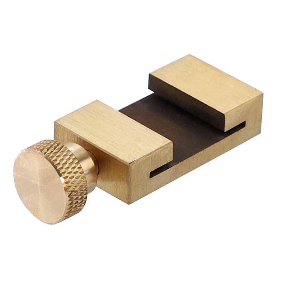 Positionierung Block Gauge Messing Block Holzbearbeitung Werkzeuge Ecke Stahl Lineal Locator mit 300mm Stahl Lineal Einfache Installation