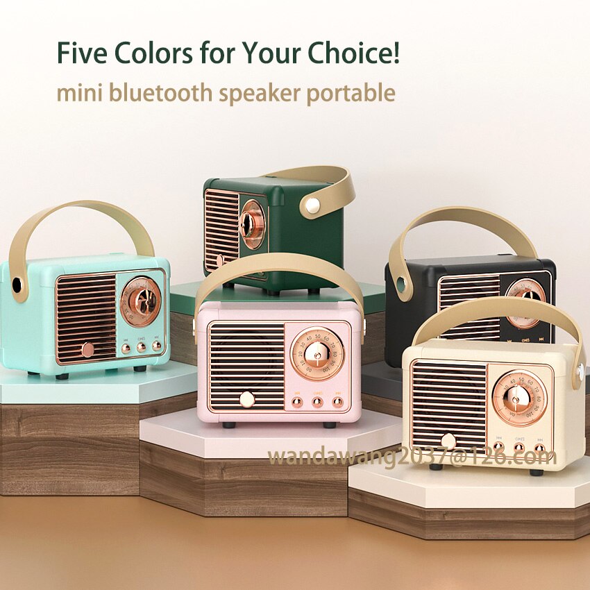 2022 retro-bluetooth-lautsprecher,  hm11 altavoz bluetooth tronsmart soundbar mini-lautsprecher, boombox , 3d stereo-hifi-sound tf