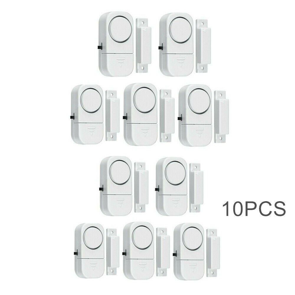 Wireless Entry Alarm Home Security Door Window Magnetic Sensor Auto Dial Burglar: 10pcs