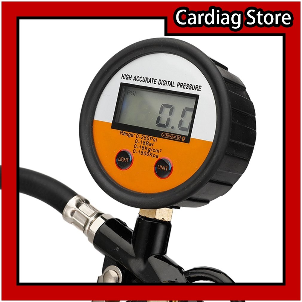 Multifunctional Digital Tire Pressure Tester Tire Pressure Gauge Tire Repair Tool For Car Motorcycle Motor Vehicle