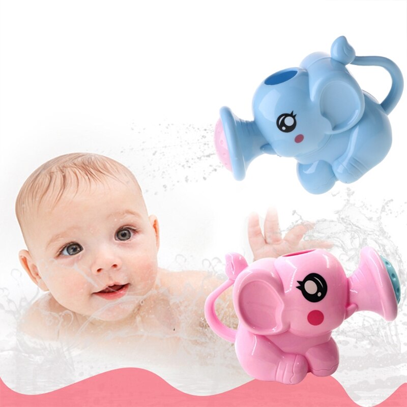 Regadera divertida de elefante pequeño para bebés y niños, regadera de plástico, juego de playa, juguete de arena, para niños, 1 unidad