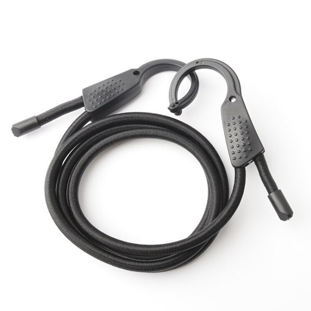 Cuerda de goma para equipaje al aire libre, tendedero portátil resistente al desgaste, accesorios duraderos para coche, viaje con gancho