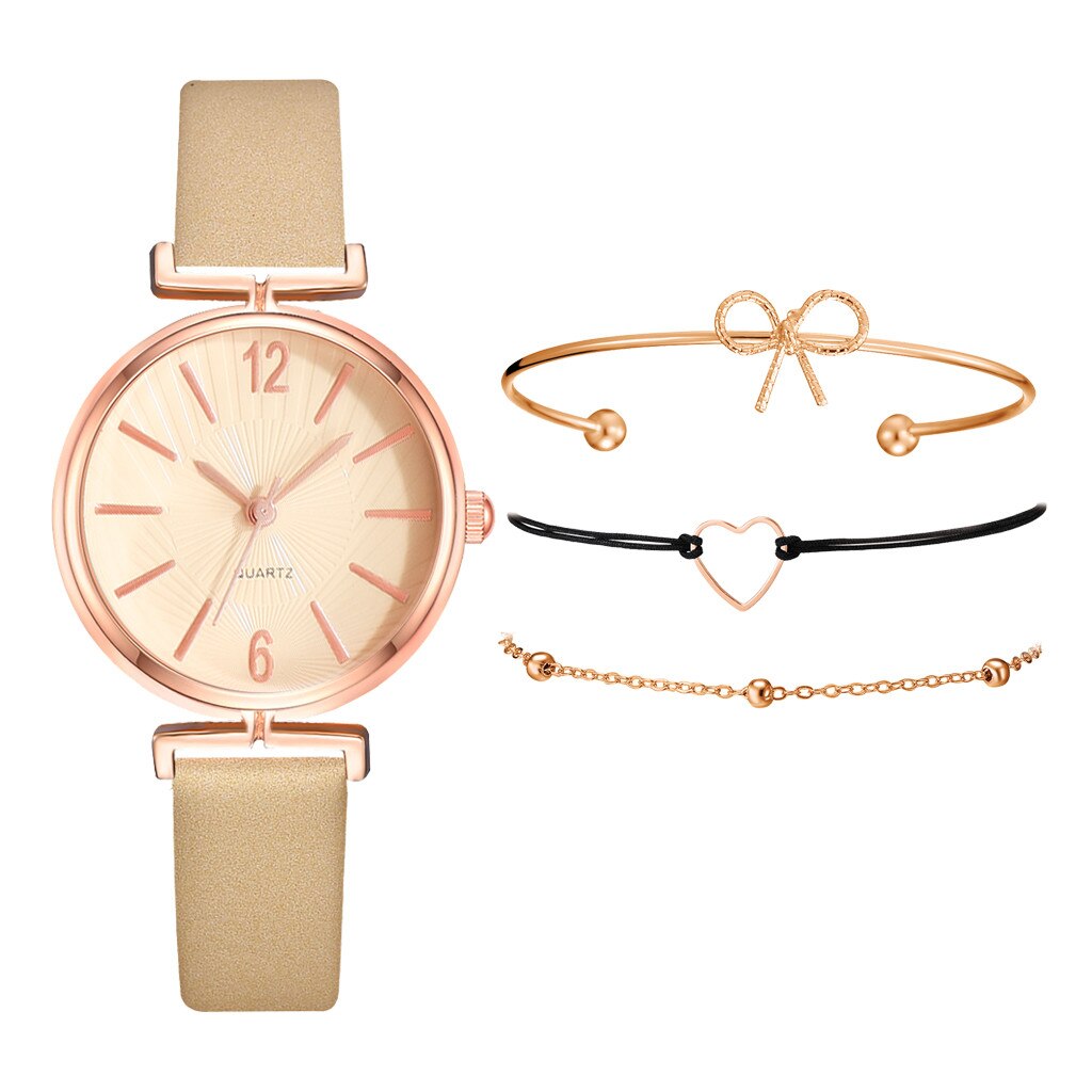 Reloj Mujer Vrouwen Horloge Mode Kleine En Delicate Europese Schoonheid Eenvoudige Casual Armband Horloge Pak Reloj Inteligente Mujer: B