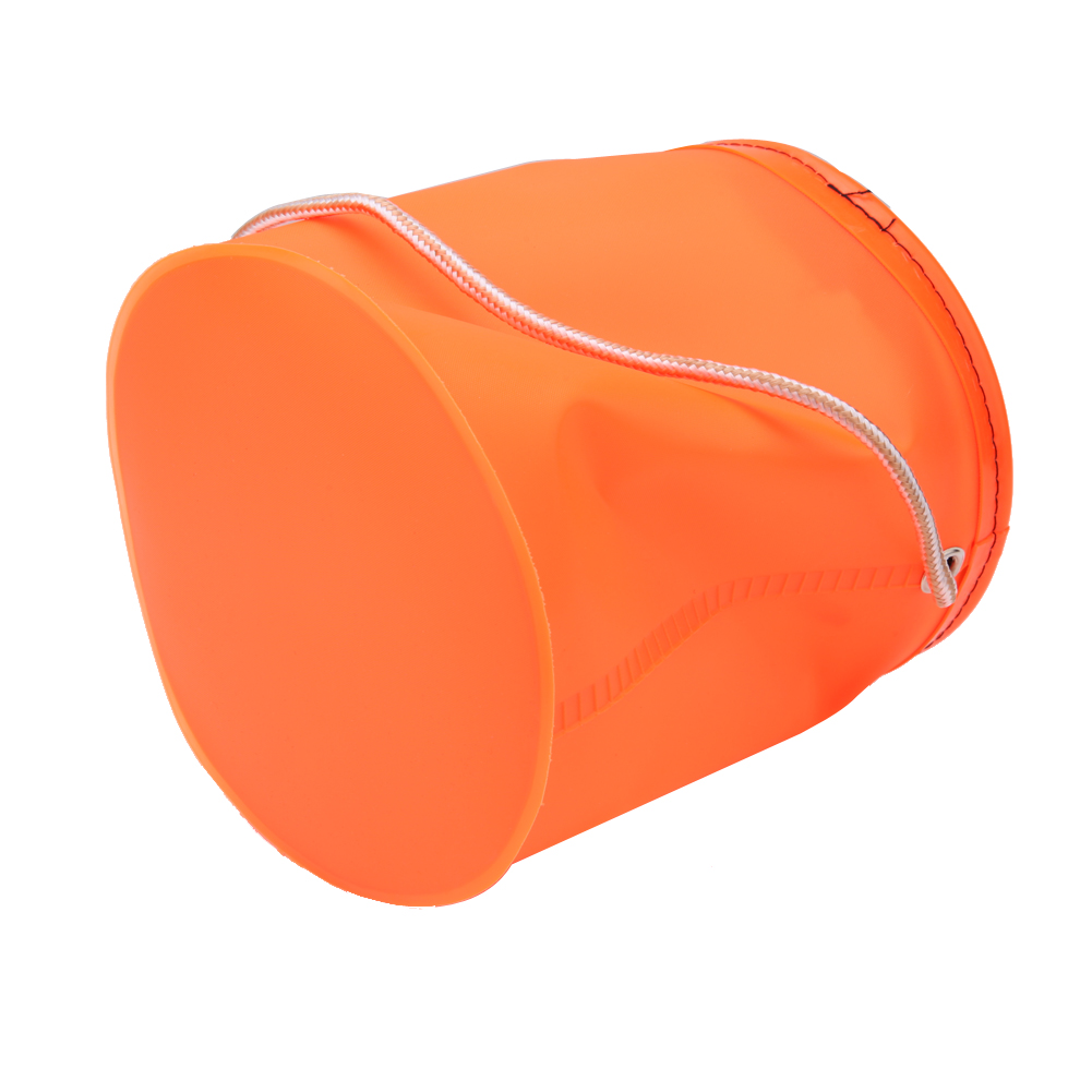 Portable Foldable Mesh Fishing Water Barrel EVA Bucket Light Weight Outdoor Round Bucket Bag Fishing Accessories Random Color