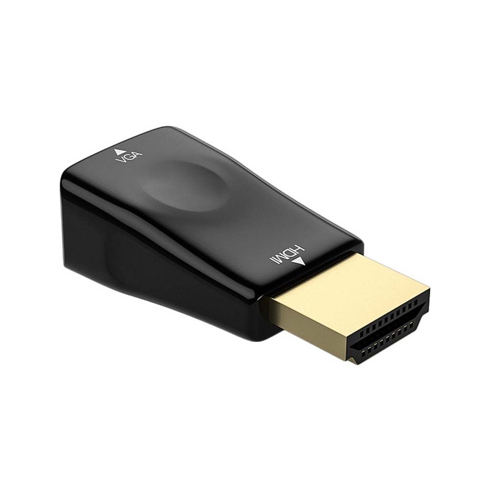 VGA 15 Pin HDMI Adapter HDMI to VGA Converter HDMI to VGA Adapter HDMI Male to VGA 15 Pin Female HDMI to VGA Cable: black