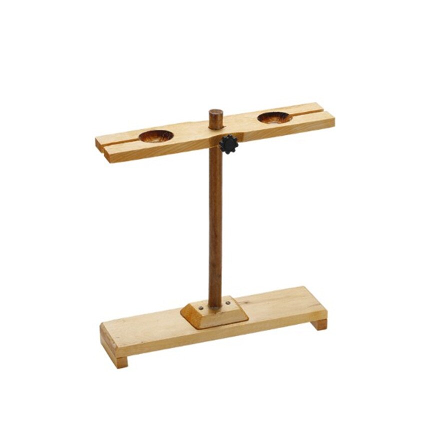 2 Holes Adjustable Wooden Funnel Rack Stand Safety Funnel Rack Support Supplies Chemical Laboratory Instruments Funnel Rack