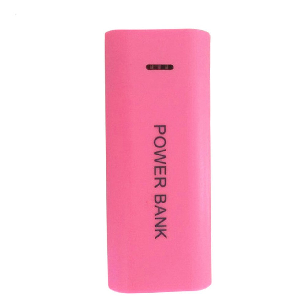 1PC 5600mAh 2X 18650 USB Power Bank Battery Charger Case DIY Box For iPhone Sumsang Smartphone Barrery Storage Boxes: PK