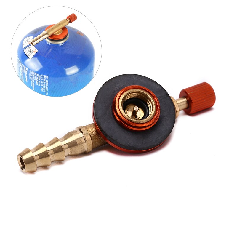 Adaptador de tanque de cilindro, herramienta de tanque Acc, adaptador de Gas rellenable, estufa, conector Universal, recarga de Gas para estufa, 1 ud.