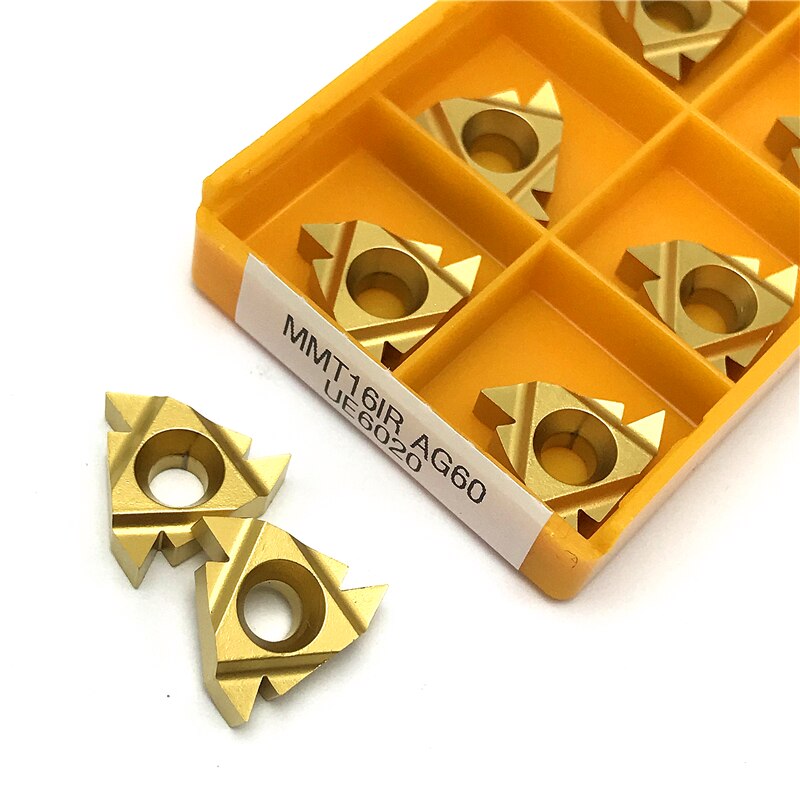MMT 11ER 16ER 22ER AG60 VP15TF Thread Turning Tool Carbide Insert Steel Processing CNC Metal Lathe Tool Cutting Turning Insert