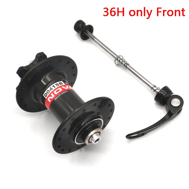 Novatec hub D041SB D042SB disc card brake MTB mountain bike hub bearing bicycle hubs 24 28 32 36 Holes 24h 28h 32h 36h 6 colors: 36holes black front
