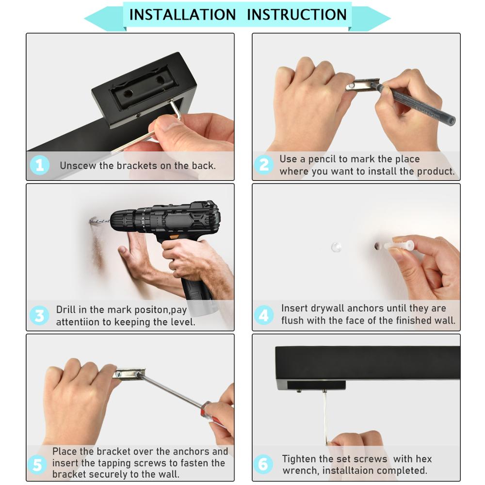 Towel Holder Drilled Towel Rail Stainless Steel Wall Mounted Bathroom Cloth Rack Bath Bar 35cm