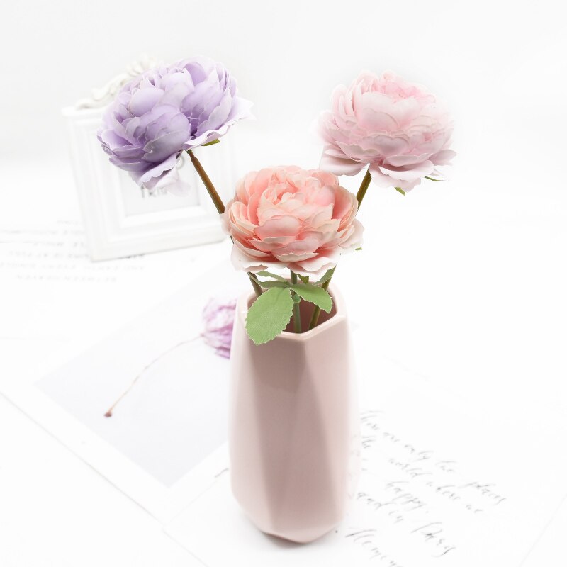 1 Stuks Lange Pole Boeket Kunstbloemen Home Decoratie Accessoires Bloemstuk Bruiloft Diy Bonsai Foto Props