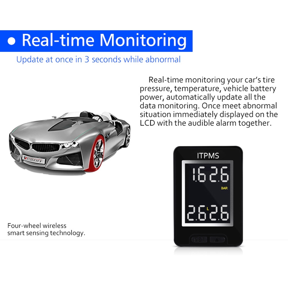 Car TPMS Tire Pressure Monitor System TPMS Sensor Wireless External Internal Sensor for Toyota for Honda