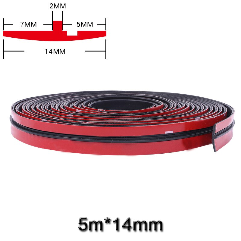 14mm/19mm naklejki gumowe szyberdach trójkątne okno uszczelnione paski uszczelka tapicerka przednia tylna naklejka na przednią szybę okno samochodu uszczelniacz: 5 meters  14mm