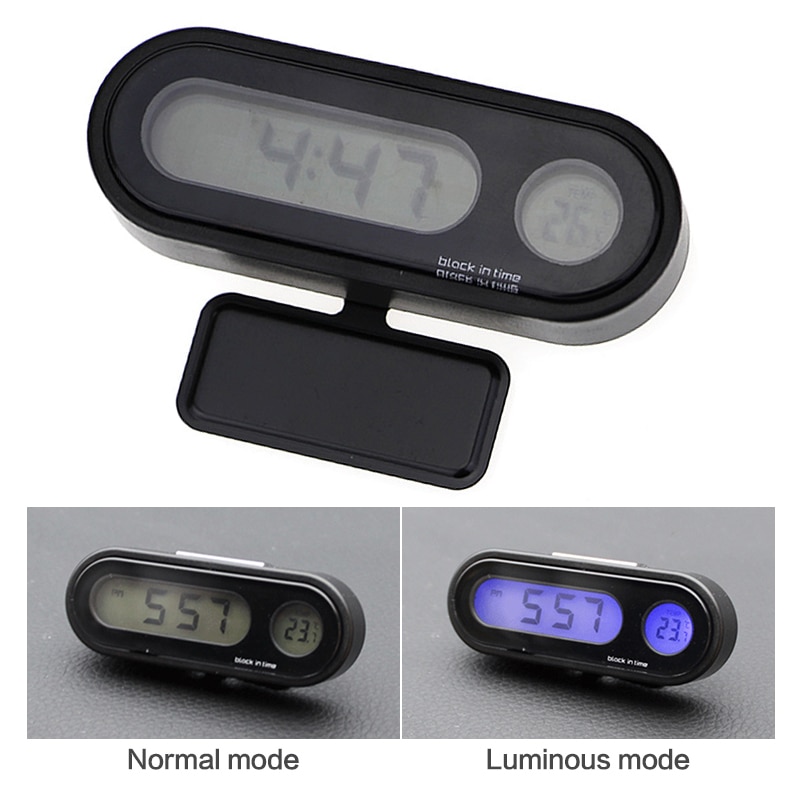 Small Portable Digital Travel Alarm Clock Automotive Electronic Stopwatch USA
