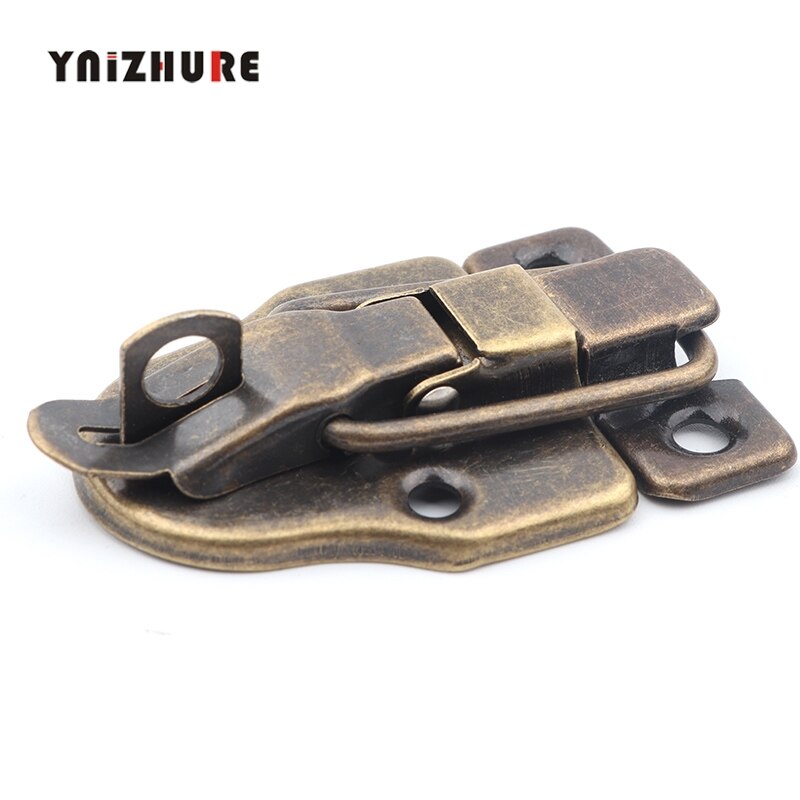 Cerradura Vintage, caja de Metal antigua para joyas y cofre, caja de , caja para maletas, hebillas Para topes, cierre de cerrojo, cierre para muebles