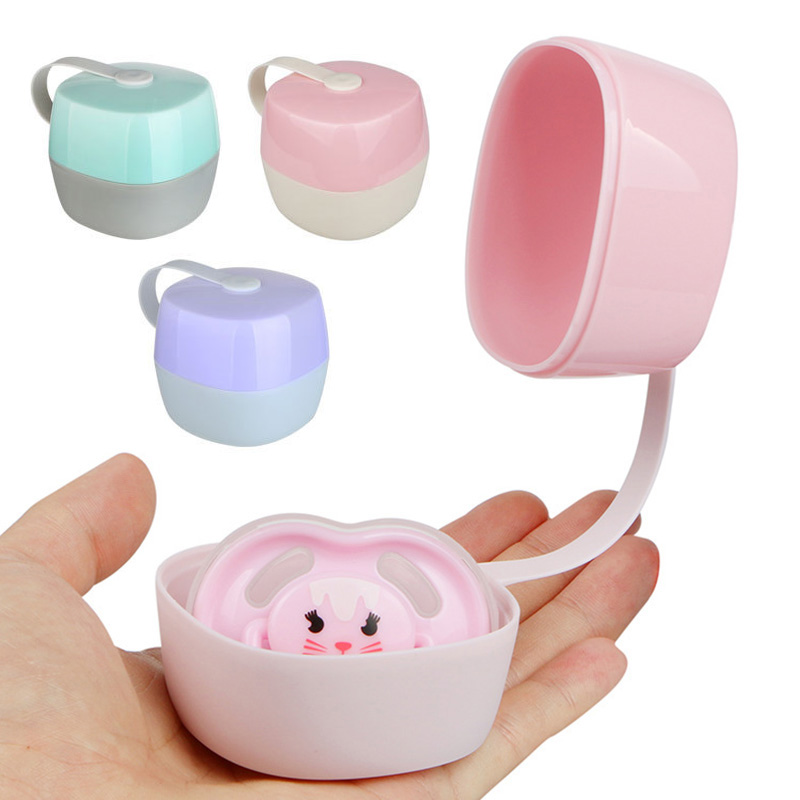 Portable Baby Pacifier Nipple Cradle Case Pacifier Box Holder for Infant Kids Travel Storage Boxl