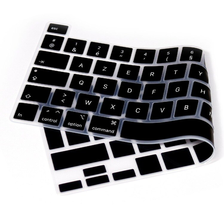 AZERTY Keyboard Cover Skin French Cover Protector for MacBook Pro 13 inch Model A2289 A2251 & Mac book 16 inch Model A2141