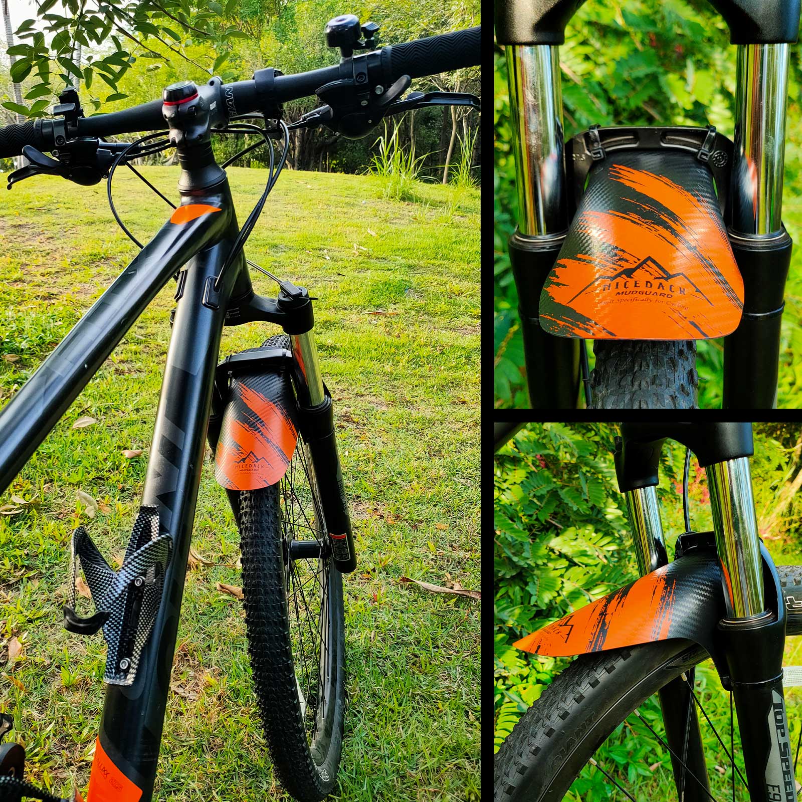 NICEDACK Fahrrad-Schutzblech eine Vielzahl von Mustern optionale Zusammenstellung von Fahrrad-Frontkotflügeln coolem Fahrradzubehör