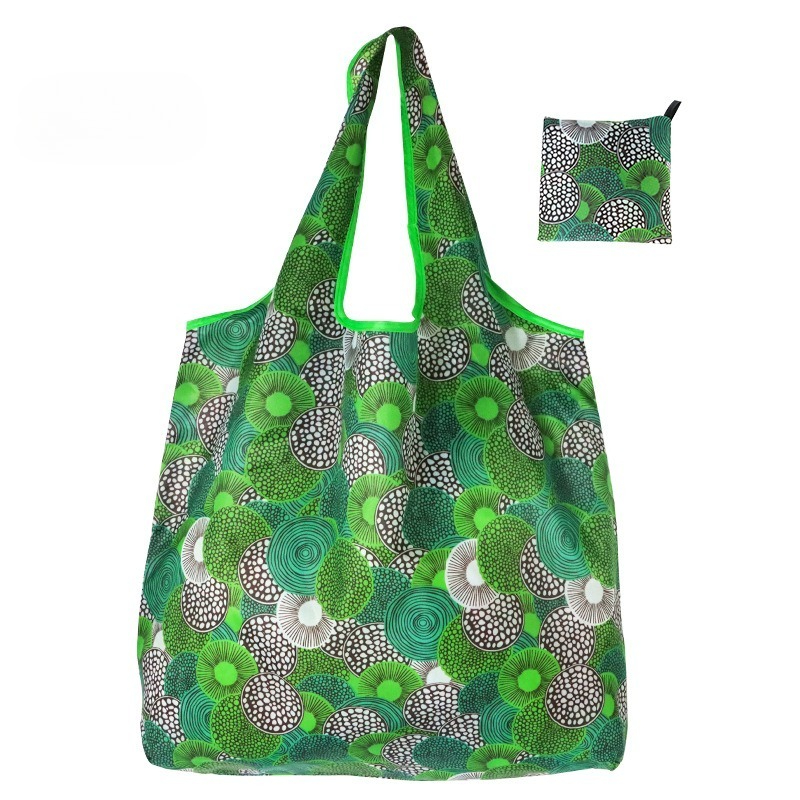 Mode Pocket Opvouwbare Eco Zakken Grote Capaciteit Herbruikbare Boodschappentas Dames Tote 50lb Wasbare Reistas: GRIJS