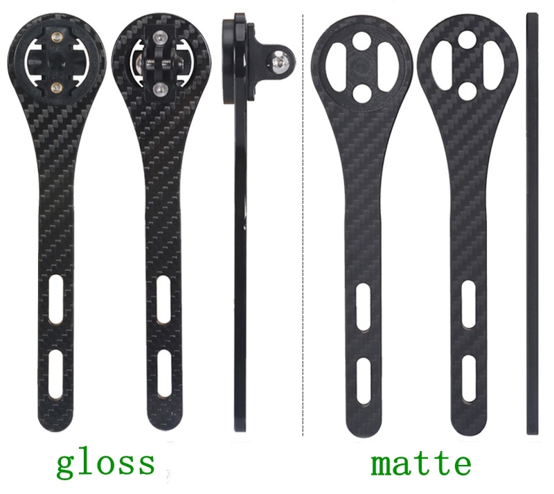 Soporte para manillar de bicicleta MTB 3K de carbono completo para ordenador soporte para Garmin Cateye Briton iGpsport Blackbird