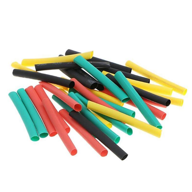 Manguito de aislamiento termorretráctil, surtido electrónico de cables de alambre, tubo de poliolefina ignífugo, S9F4, 530 unids/set por juego