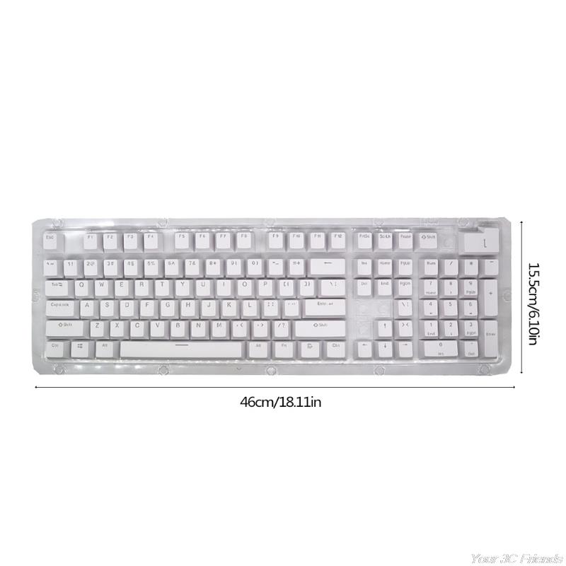 Double-Shot keycaps for DIY Gaming Mechanical Keyboard, 104pcs Key Cap Covers N10 21