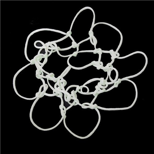 glühend Licht Schießen Ausbildung Grün Leuchtende Basketball Netz Rückwand Ball Gittergewebe Nylon Standard Basketball Band Netz